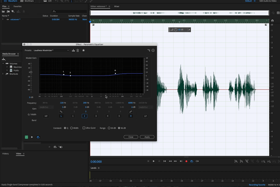 adobe audition edm software interface