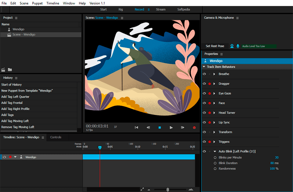 adobe character animator interface