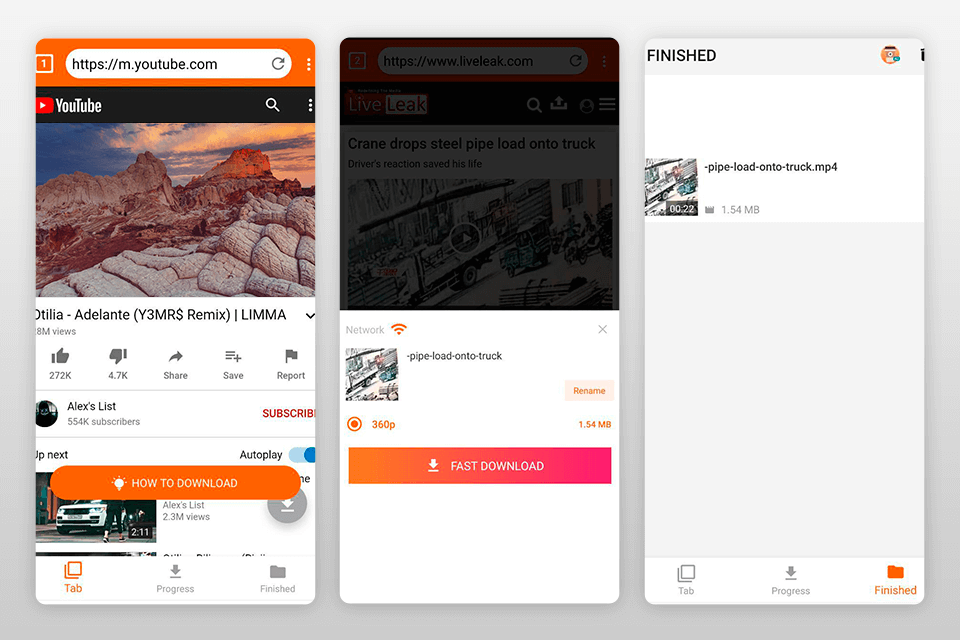 all downloader 2019 video downloader app interface
