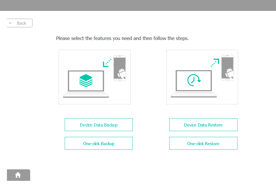 android backup restore interface