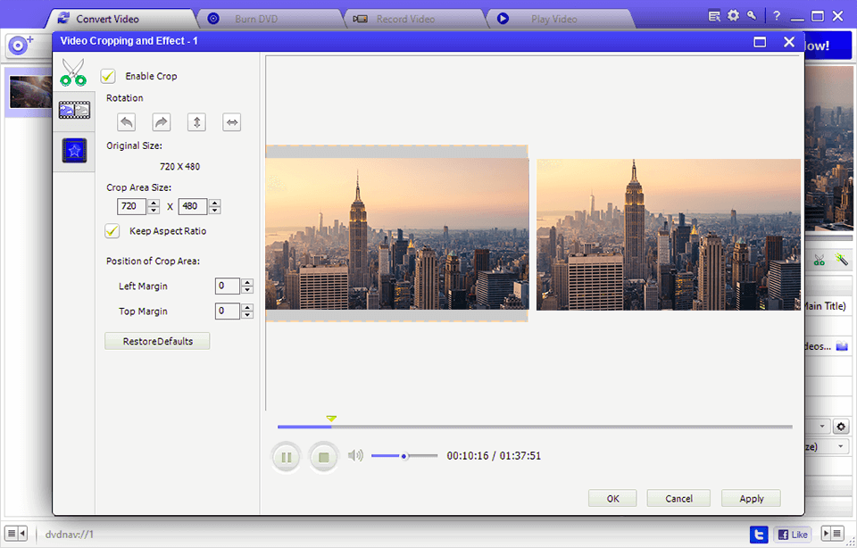 any video converter dvd to mp4 converter interface