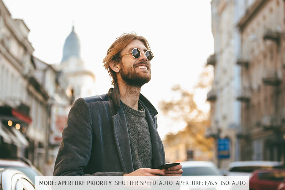 aperture priority mode