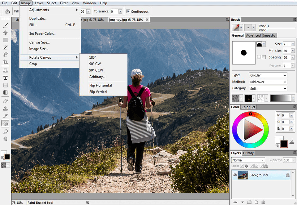 artweaver free interface
