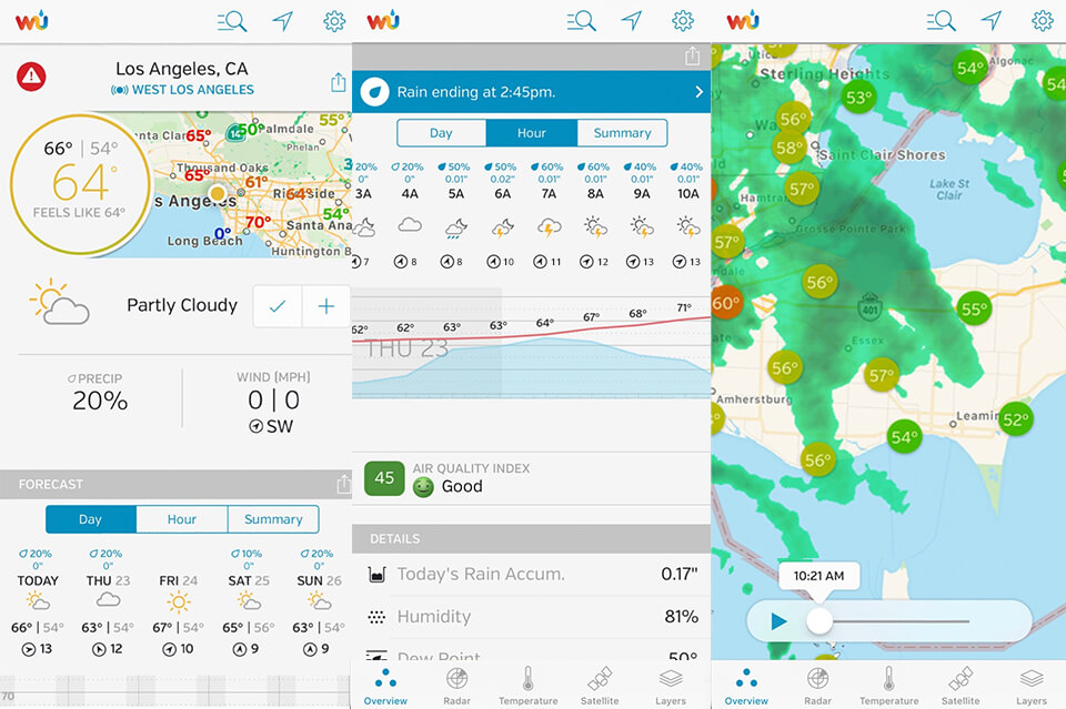astrophotography weather app weather underground