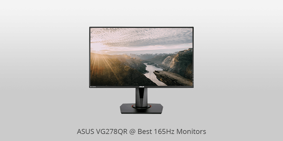 asus vg278qr ergonomic 165 hz gaming monitor