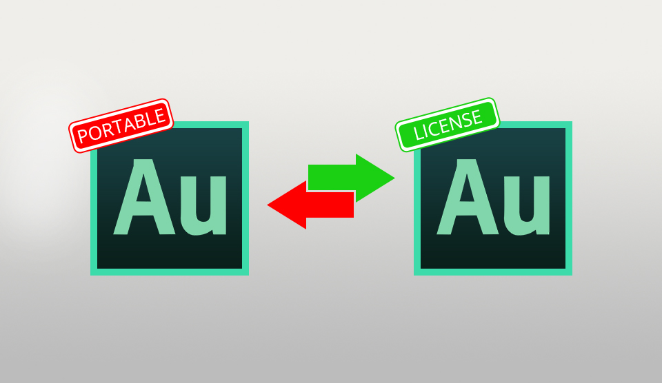 adobe audition portable or adobe audition license