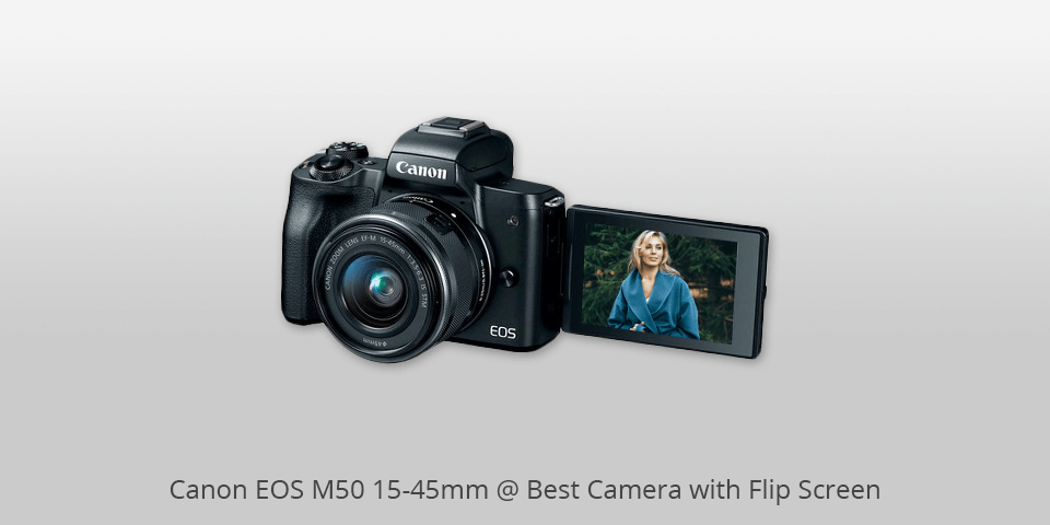 mirrorless camera with flip screen