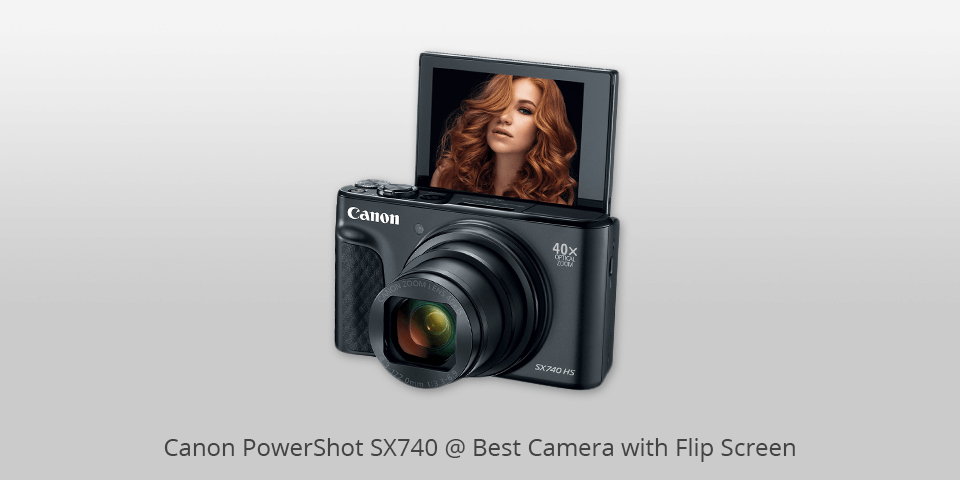 1080p camera with flip screen