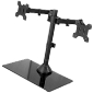 freestanding dual monitor stand