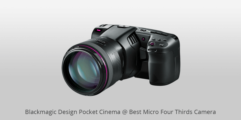 micro four thirds camera blackmagic design pocket cinema