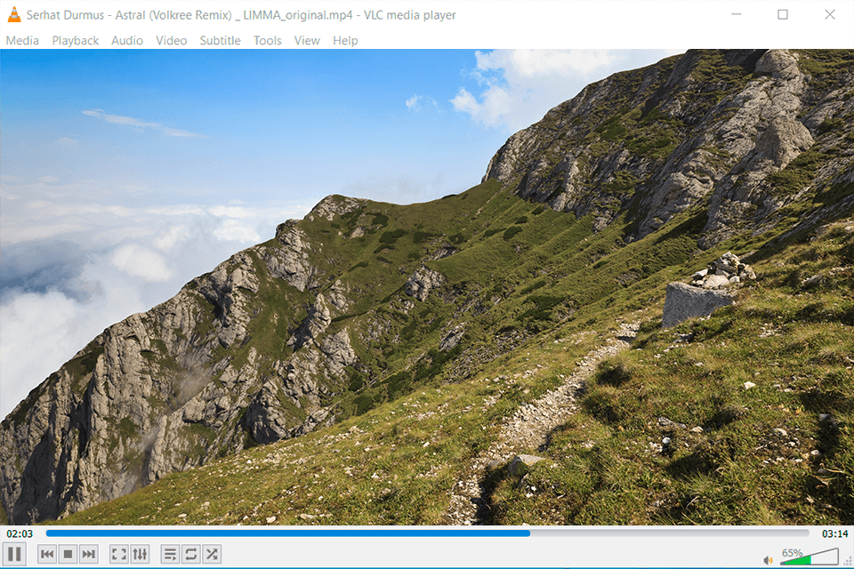 vlc webm player interface