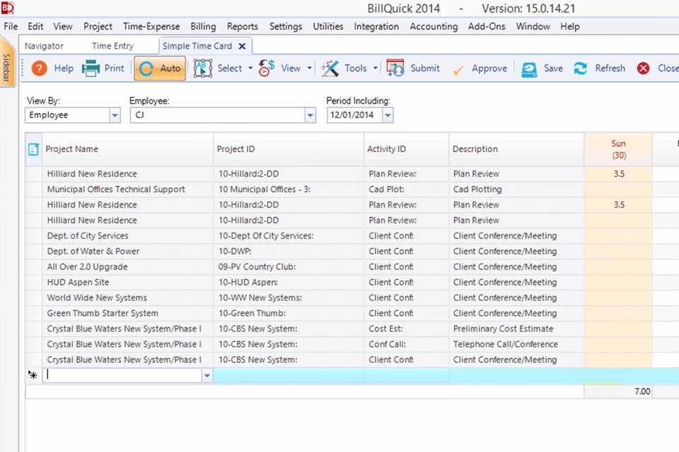 billquickinvoice software for mac interface