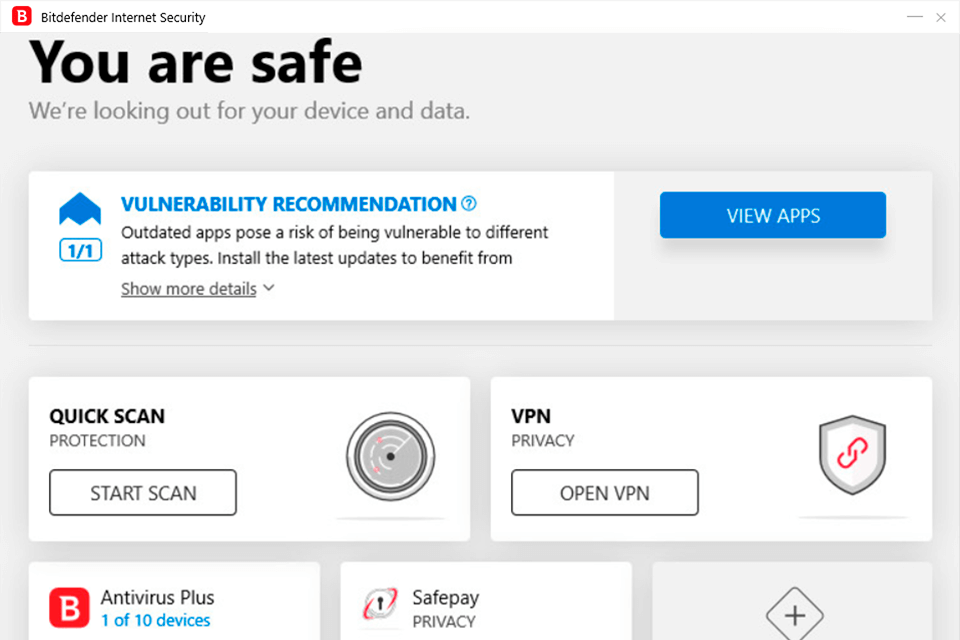bitdefender total security anti spyware software