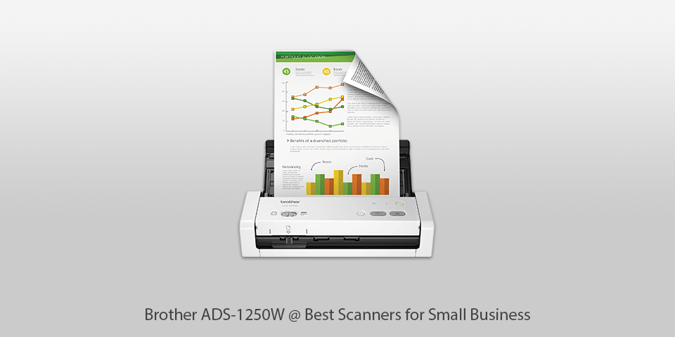 brother ads-1250w scanner for small business