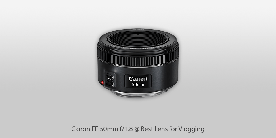 canon ef 50mm f/1.8 lens for vlogging