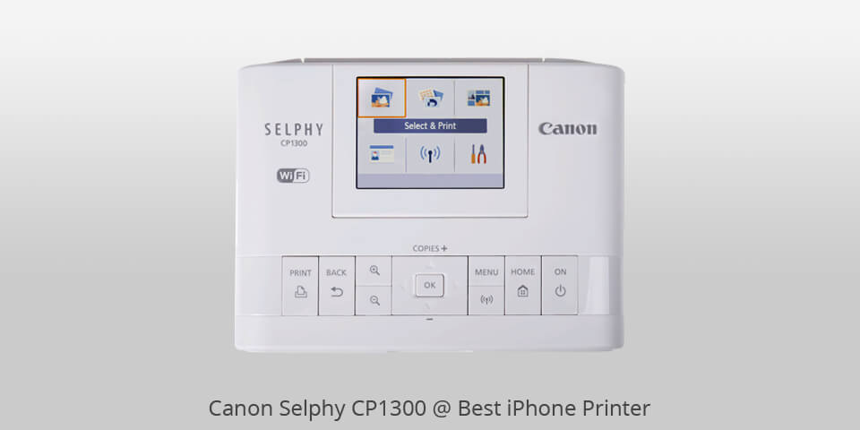 canon selphy cp1300 iPhone printer