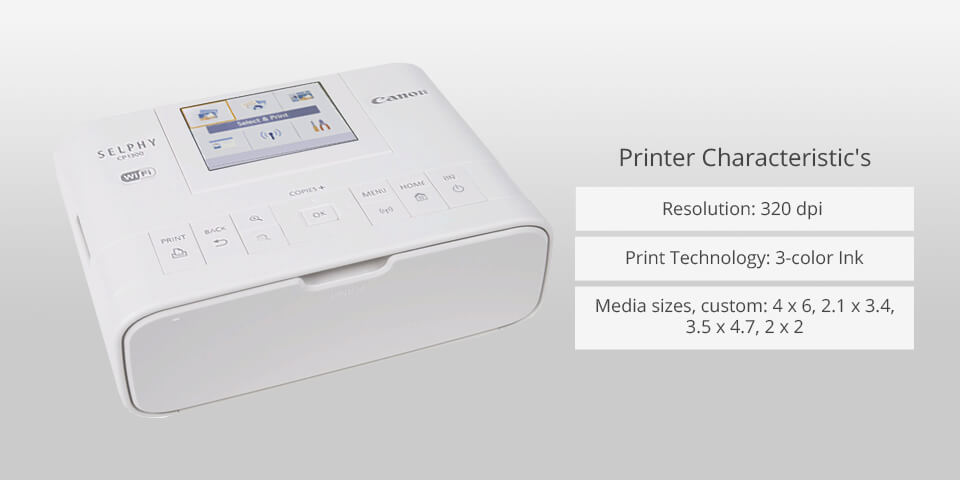 canon selphy cp1300 iPhone printer