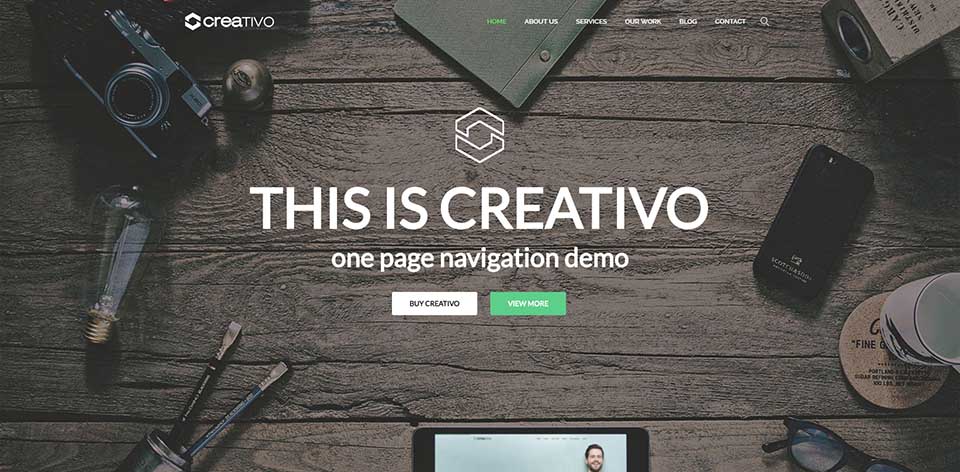 creative wordpress theme