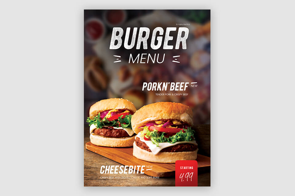 dark background free poster mockup