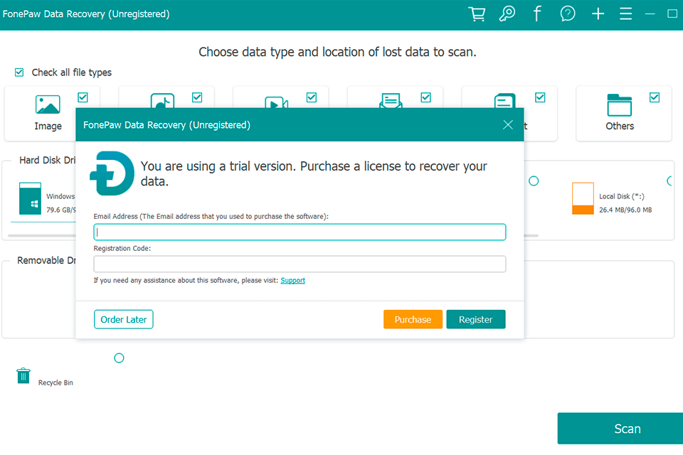 data recovery android review interface