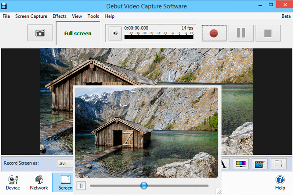 debut video capture youtube recording software