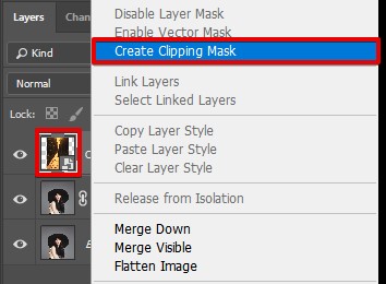 Double Exposure Clipping Mask