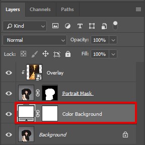 Double Exposure Color Background