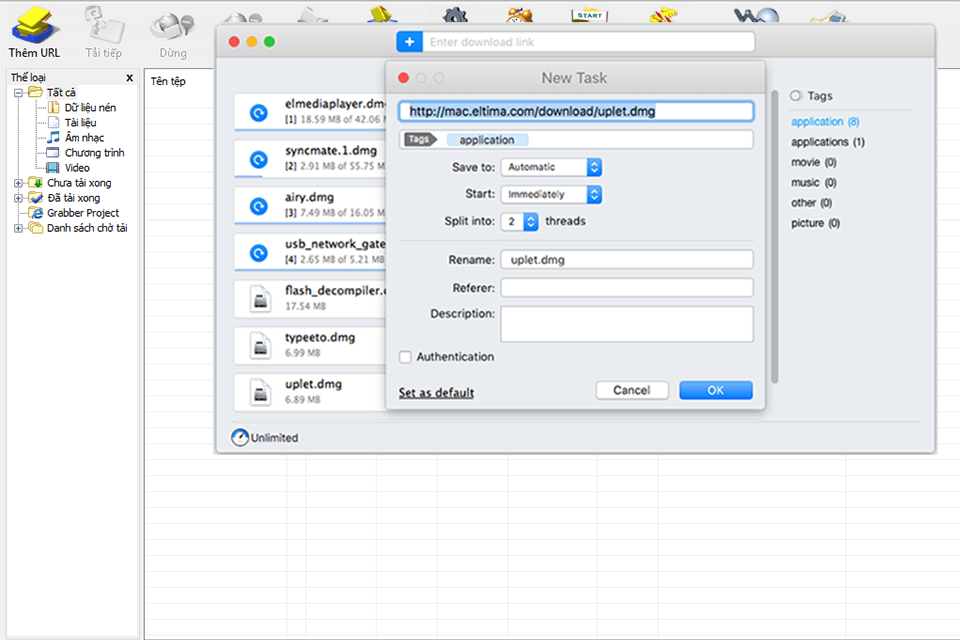 download internet download manager for mac interface
