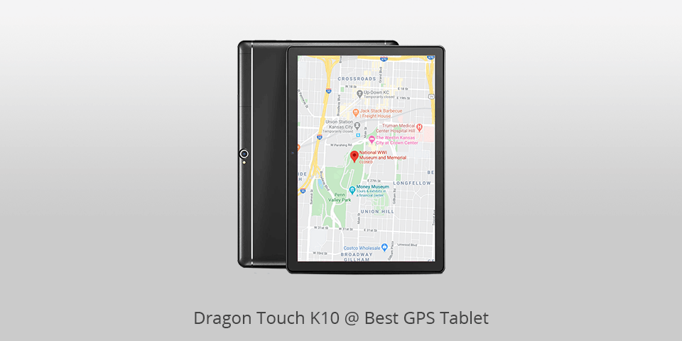 stylish tablet with gps receiver