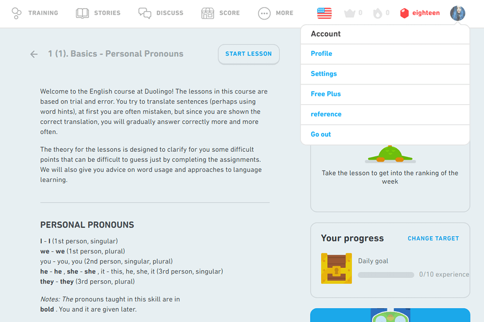 duolingobest german learning software interface