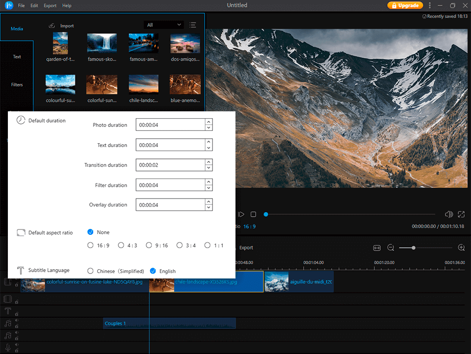 easeus video editor video splitter interface