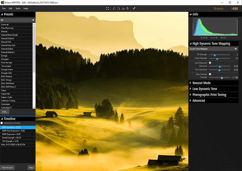 efectos inpixio eclipse hdr