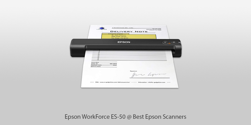 epson workforce es-50 scanner