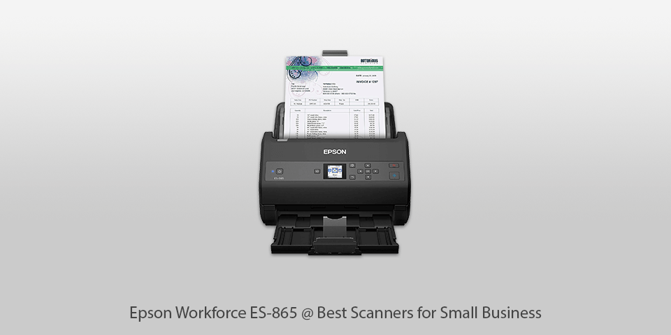epson workforce es-865 scanner for small business