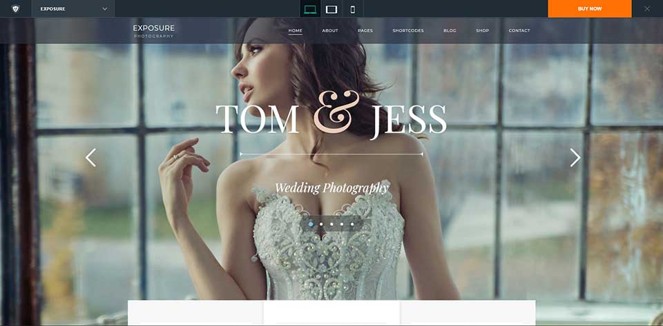 exposure wordpress theme