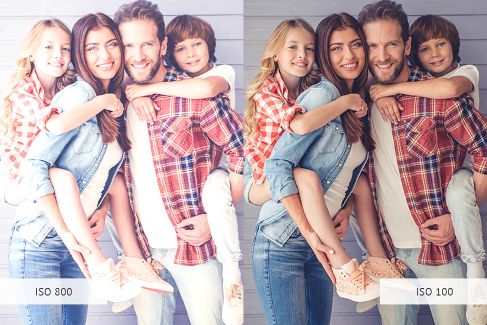 family portrait tips iso