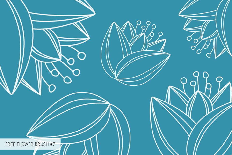 flower brushes for adobe fresco