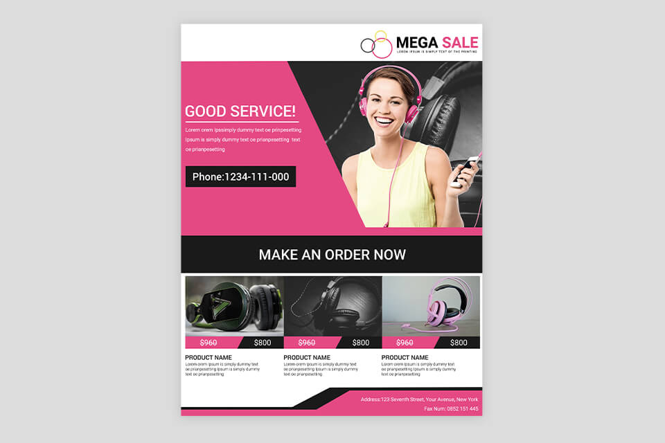 free indesign flyer templates sales