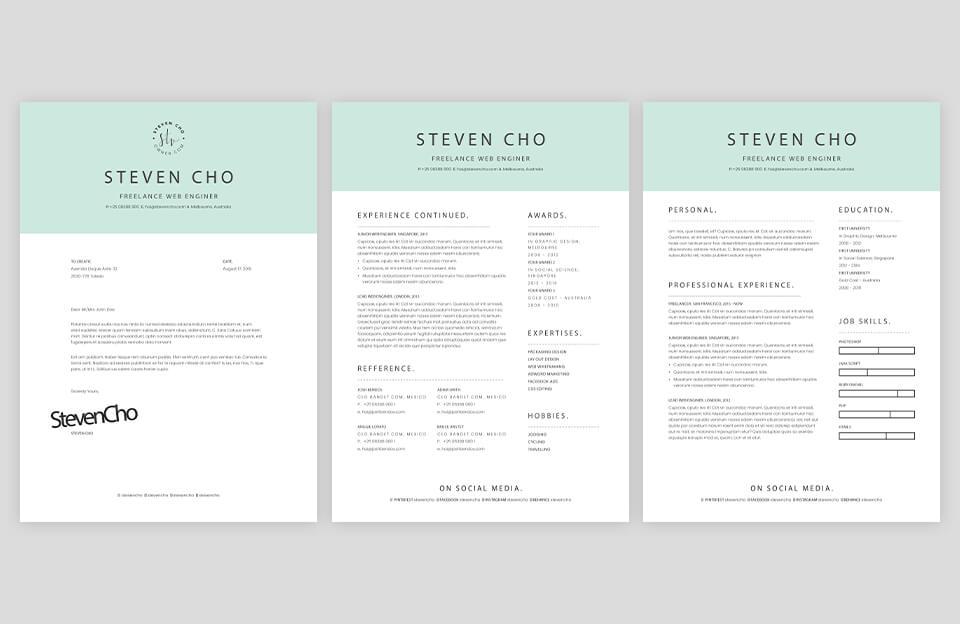 free indesign templates download resume