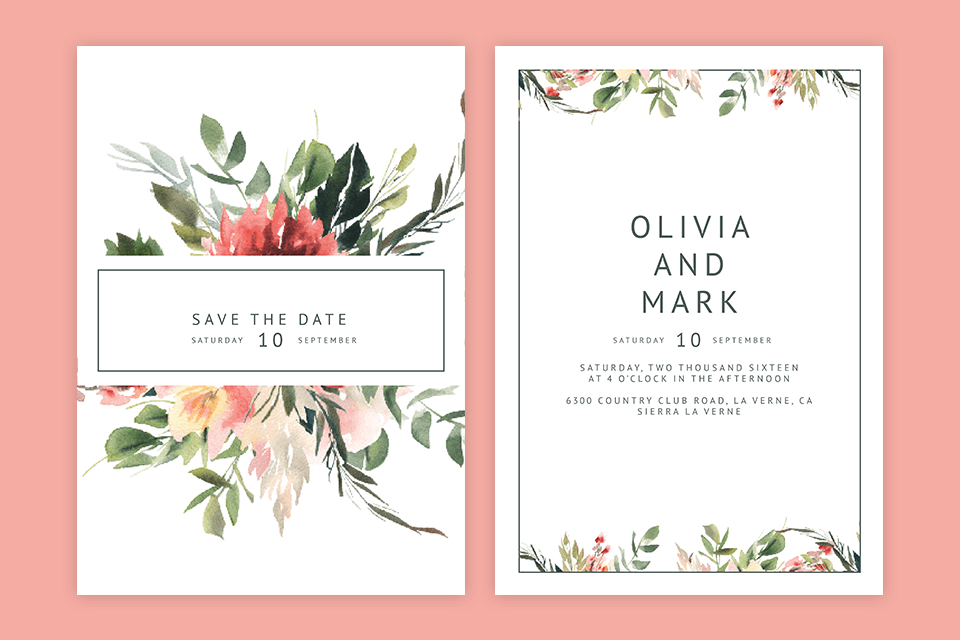 free indesign templates invitation