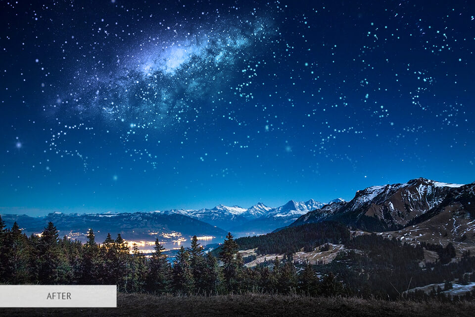 free nighttime photography sky photoshop overlay
