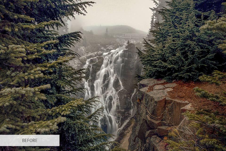 free photoshop action for landscape photography editing