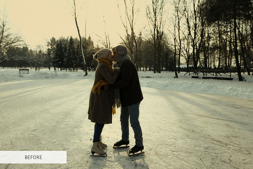 free winter photoshop action 