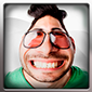 funny photo booth app logo