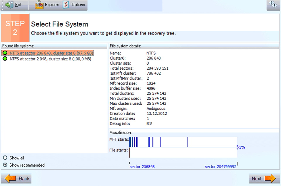 getdataback interface