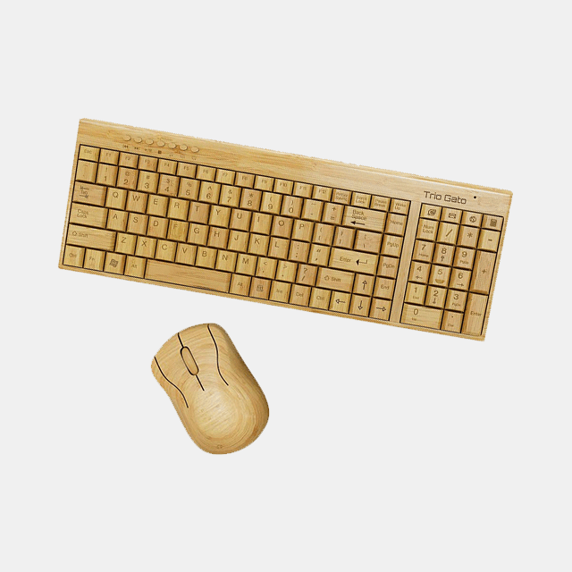 gifts for graphic designers bamboo keyboard