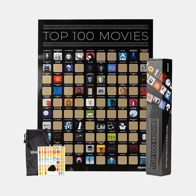 gifts for graphic designers movie scratch off poster