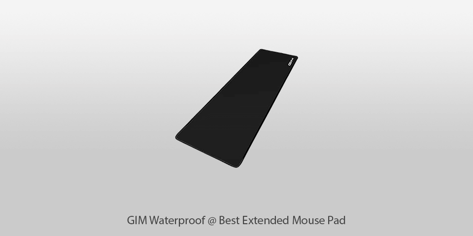gim waterproof extended mouse pad