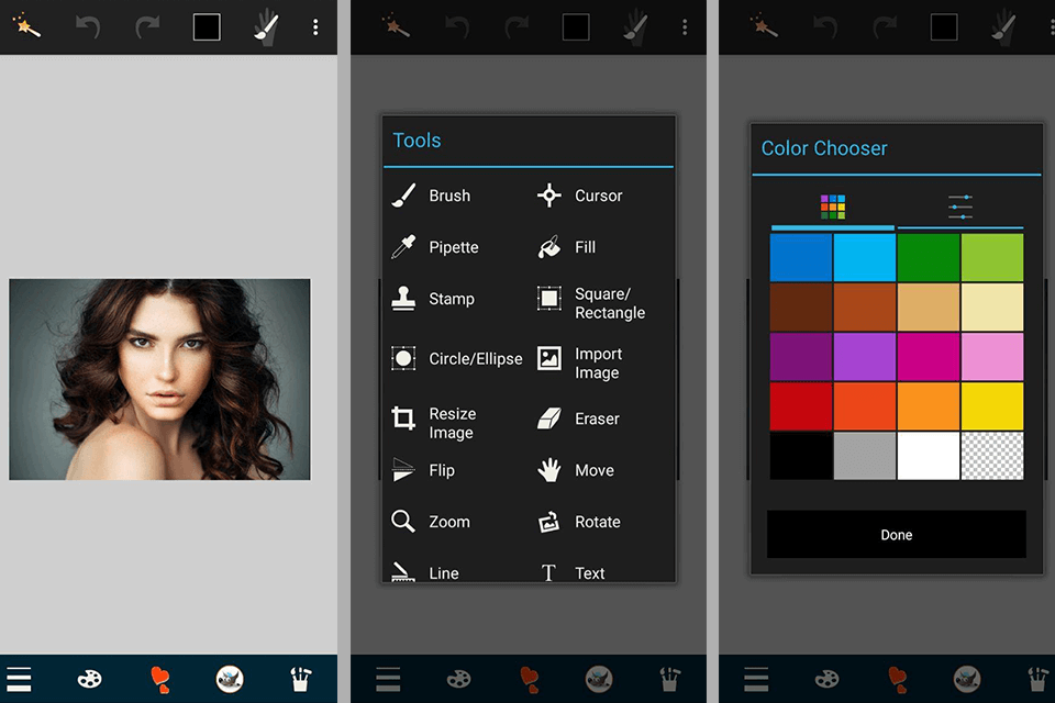 gimp mobile interface