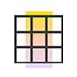 grids photo square app logo